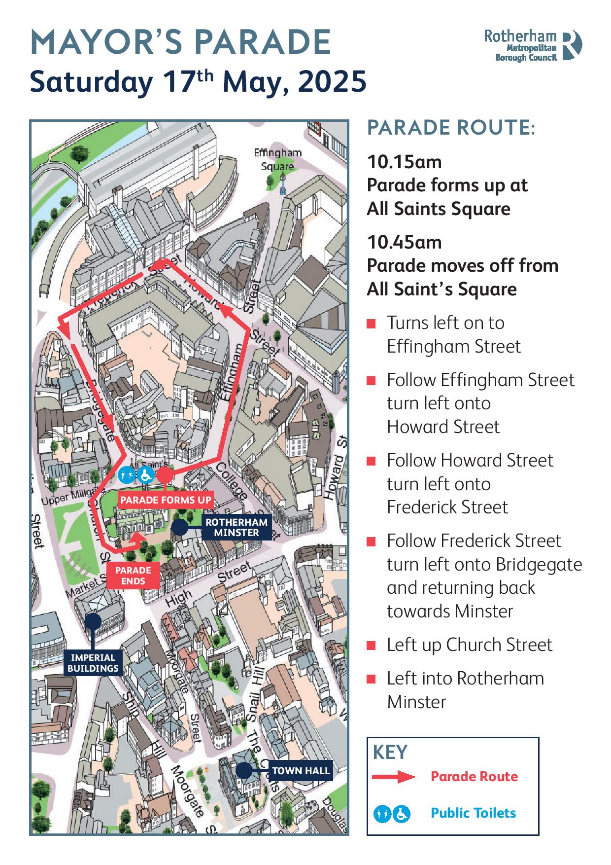 Mayors Parade Route 2025