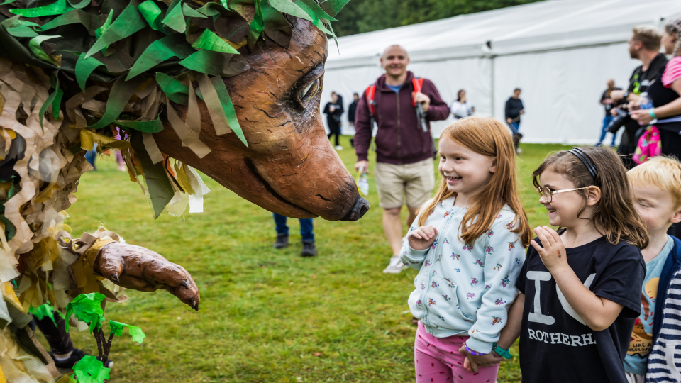 Children at an event