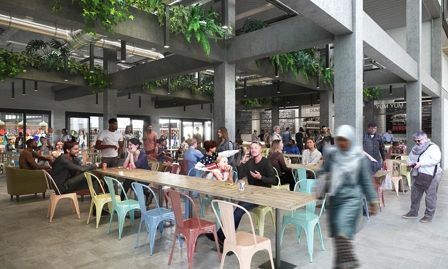 Artists impression of the Food Hall