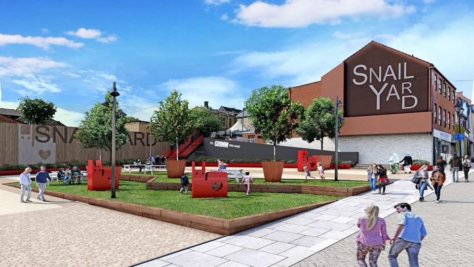 Artists impressions of the former Primark site 